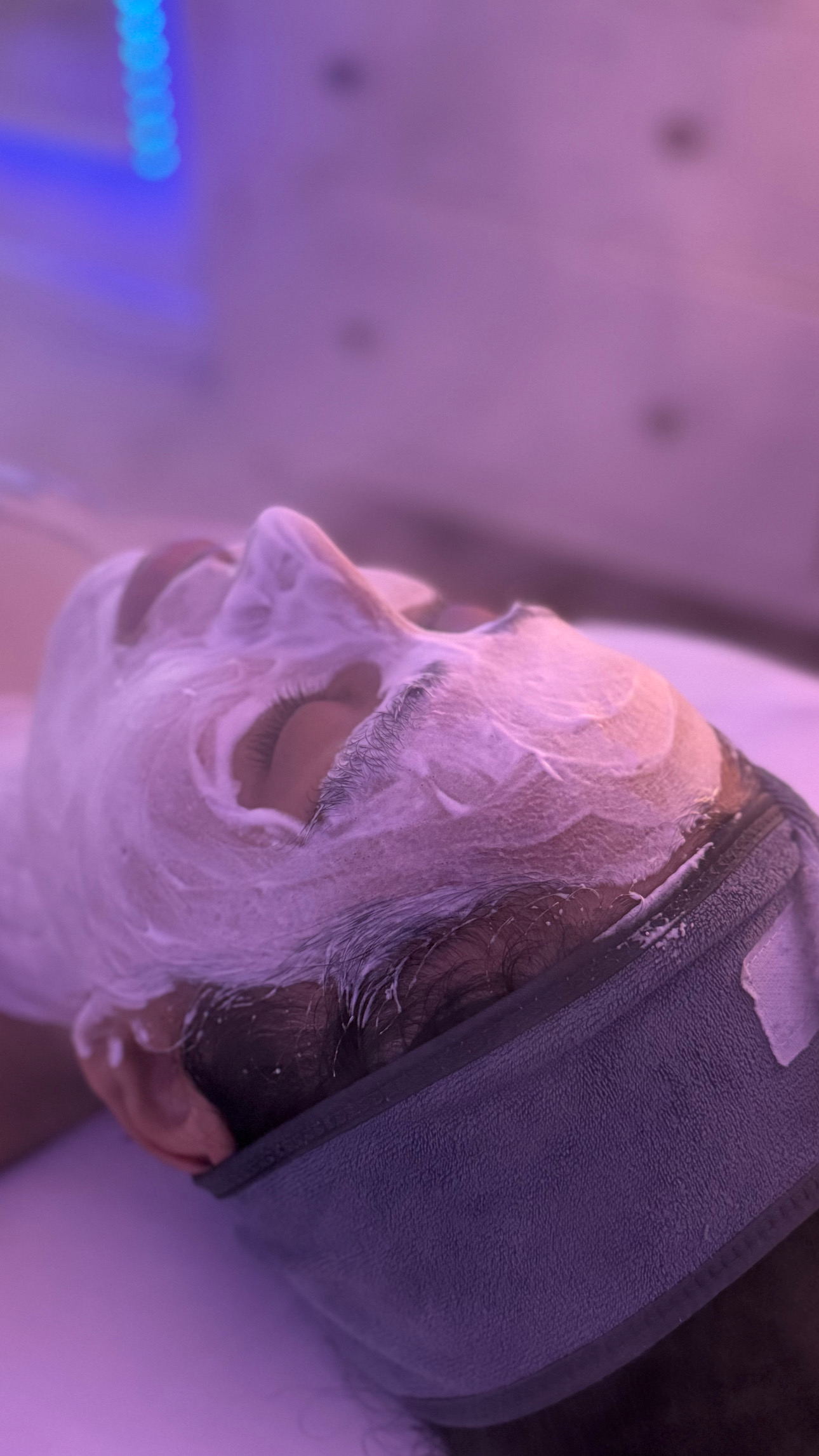 A relaxing facial treatment at Enhanced Aesthetics